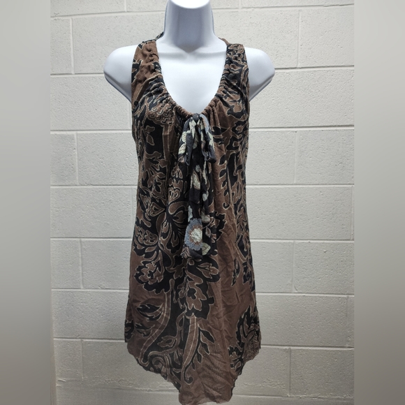 Anthropologie Sweet Pea by Stacy Frati Dresses & Skirts - Anthropologie SWEET PEA by STACY FRATI Women's Brown, Cream, Nylon Dress Size L